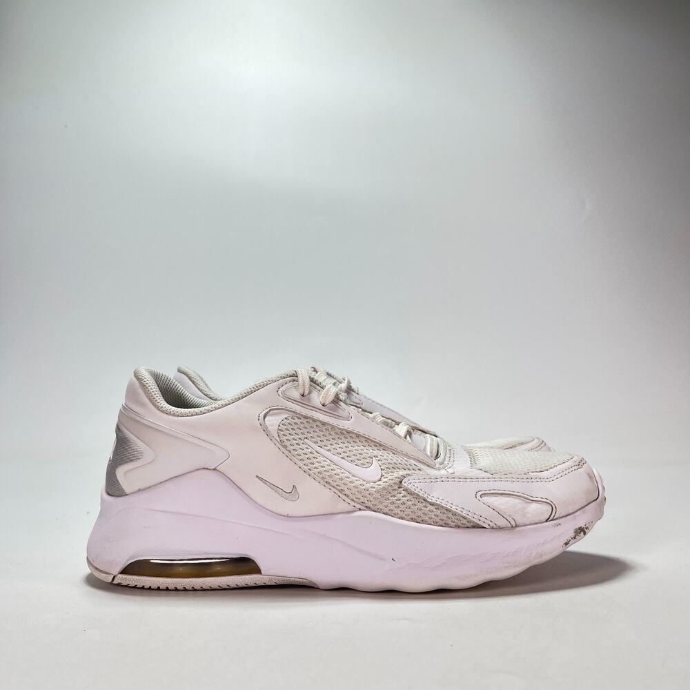 Nike Air Max Bolt Triple White Casual Sneakers Shoes CU4152-100 Women's Size 9